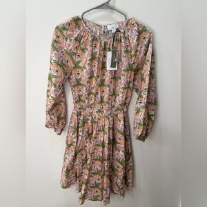 J.Crew Liberty London Smocked Waist Mini Dress